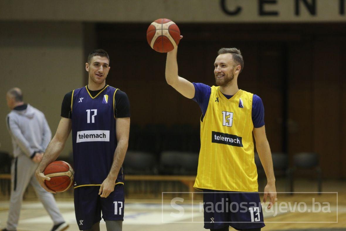 Foto: Dž. K. / Radiosarajevo.ba/Trening bh. košarkaša u Skenderiji 
