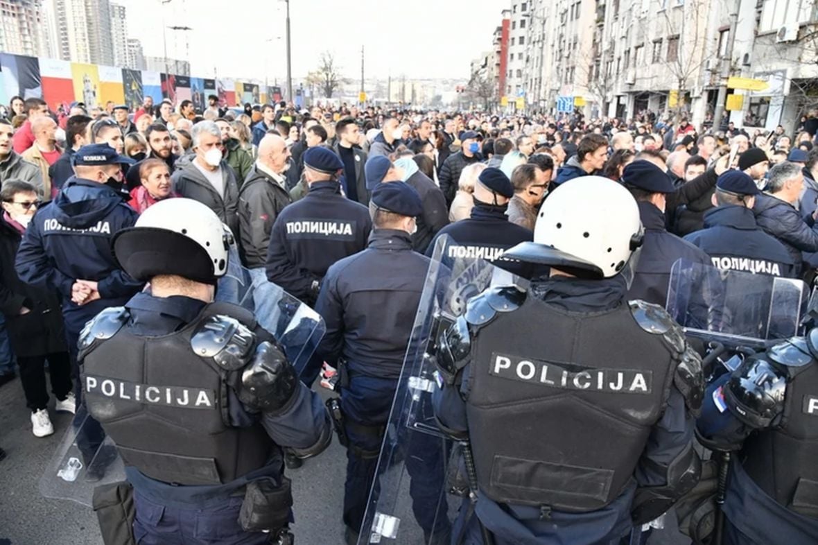 Protesti u Beogradu - undefined