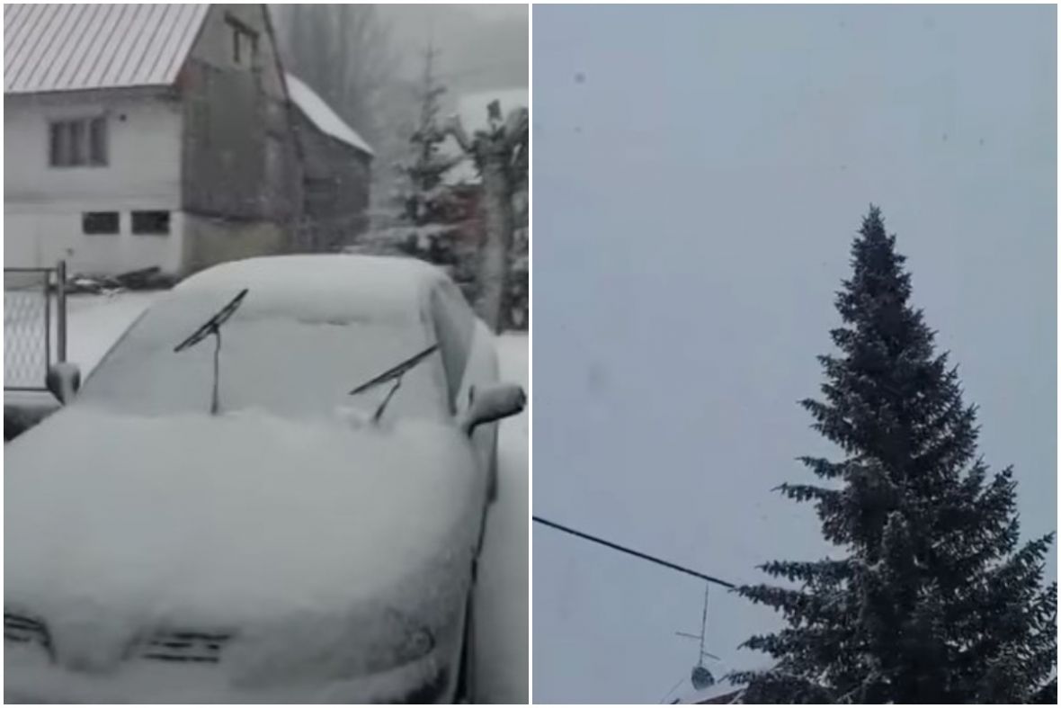 FOTO: Screenshot/Snijeg u Hrvatskoj