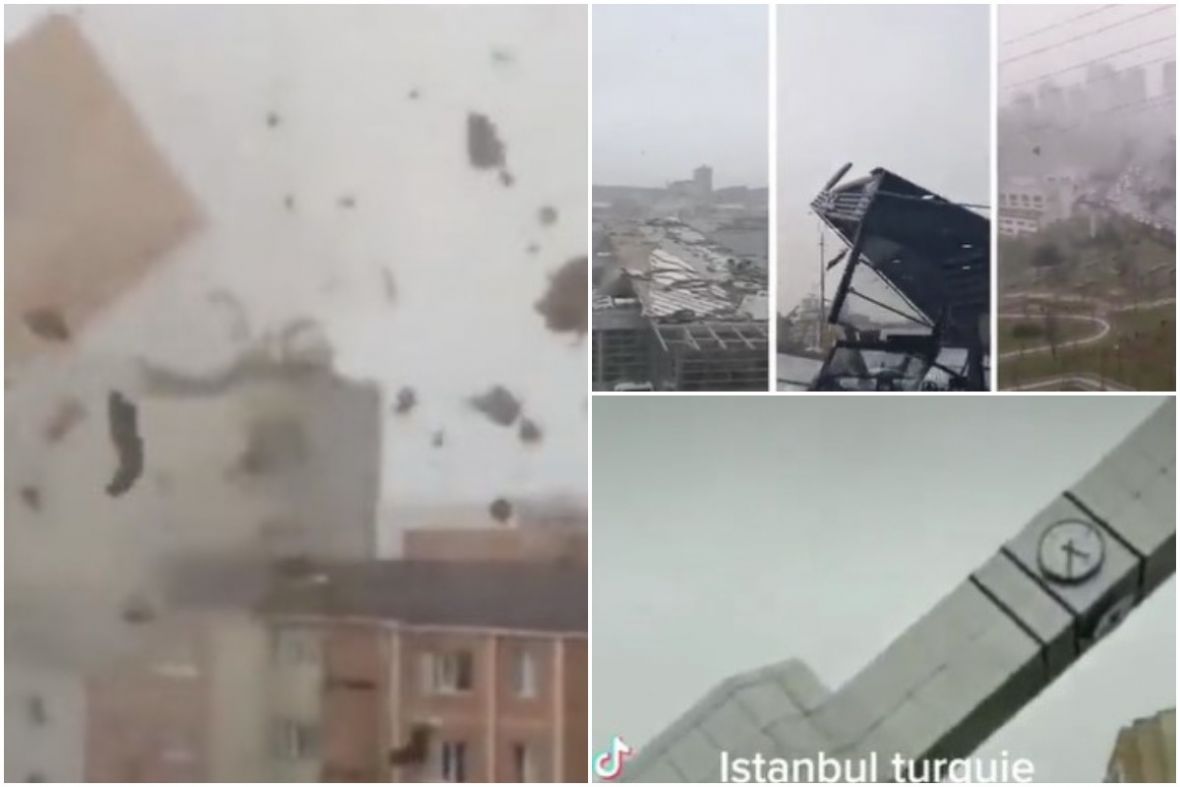 FOTO: Screenshot/Nezapamćeno nevrijeme u Istanbulu