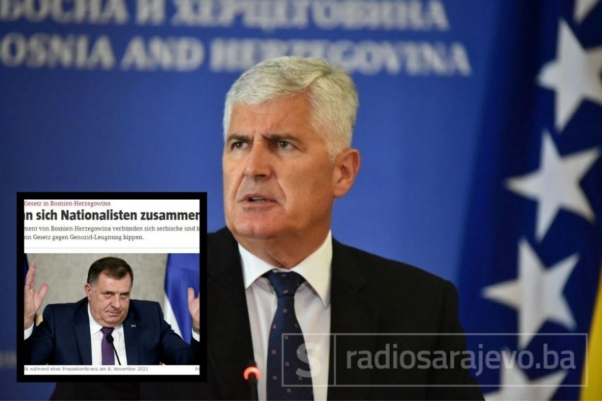 Foto: Kolaž/Njemački TAZ analizirao politiku Dodika i Čovića u BiH 