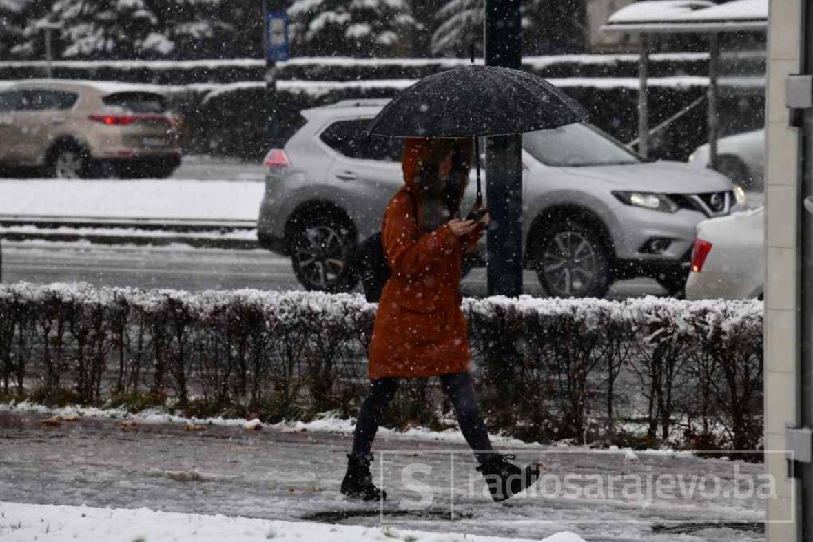 Foto: A. K. /Radiosarajevo.ba/Snijeg u Sarajevu