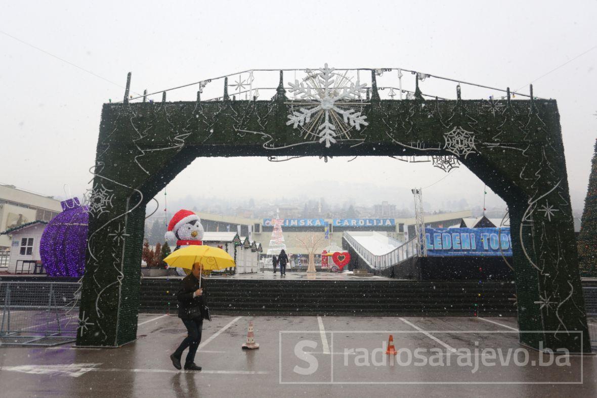 Foto: Dž. K. / Radiosarajevo.ba/"Zimska čarolija" na platou KJP Centra Skenderija