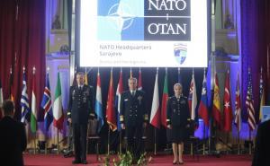 Foto: Dž. K. / Radiosarajevo.ba / McGaha preuzela komandnu dužnost NATO štaba Sarajevo