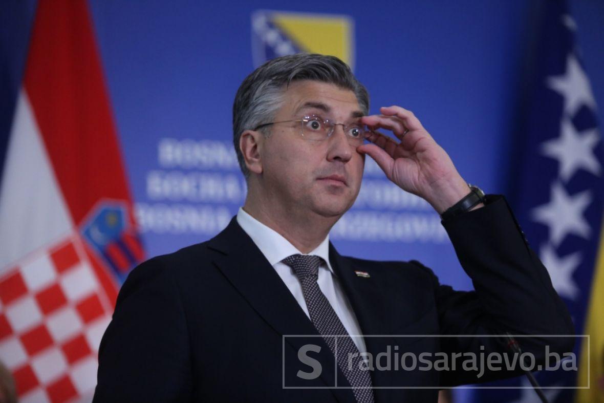 Foto: Dž. K. / Radiosarajevo.ba/Andrej Plenković, premijer Hrvatske