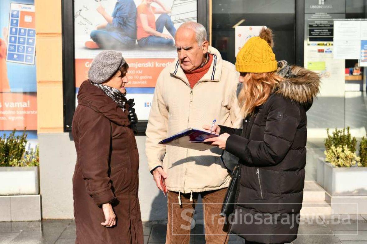 Foto: A. K. /Radiosarajevo.ba/Građani traže preispitivanje dozvole za gradnju benzinske pumpe na Dobrinji