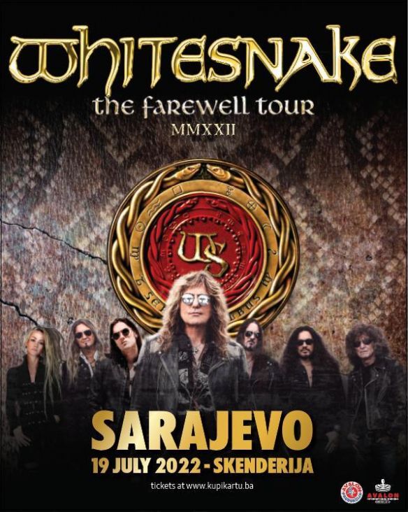 Najava za koncert Whitesnake u Sarajevu - undefined