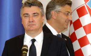 Foto: EPA-EFE / Zoran Milanović i Andrej Plenković