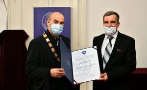 Foto: A. K. /Radiosarajevo.ba / Promovirano devet profesora emeritusa Univerziteta u Sarajevu