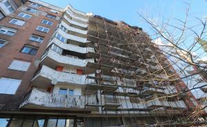 Foto: Dž. K. / Radiosarajevo.ba / Radovi na obnovi fasade zgrade Loris