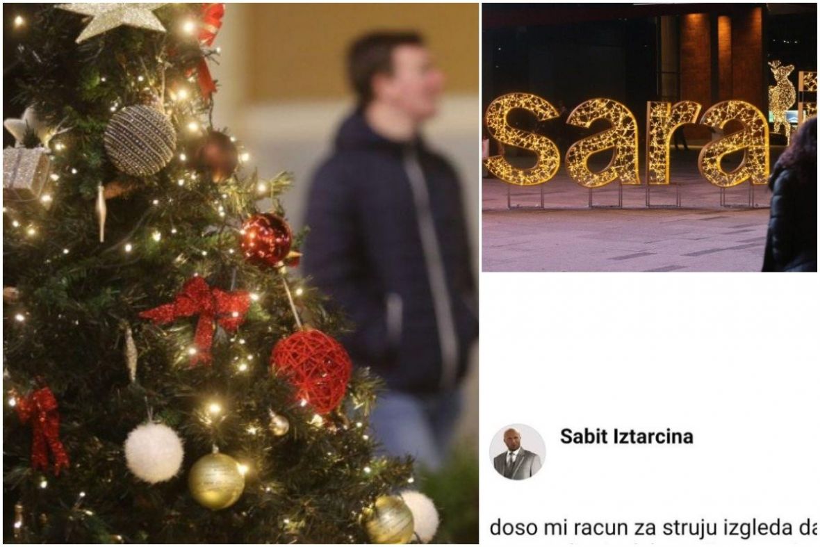 Foto: Radiosarajevo.ba/ Instagram/Sabit Iztarcina o novogodišnjoj dekoraciji