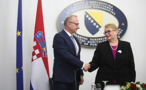 Foto: Dž.K./Radiosarajevo / Susret šefova diplomatije BiH i Hrvatske