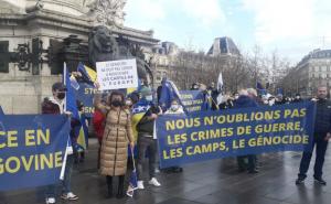 Foto: SIBH France / Protesti za BiH u Parizu