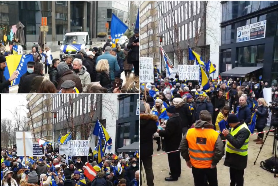 FOTO: Facebook/Protesti u Briselu
