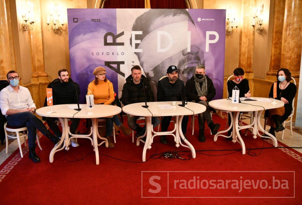 Foto: A.K./Radiosarajevo.ba/Press konferencija povodom premijere drame Car Edip