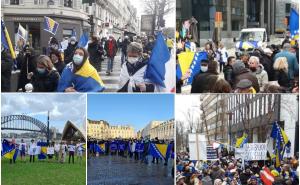 Arhiv / S proteklih protesta za BiH širom svijeta