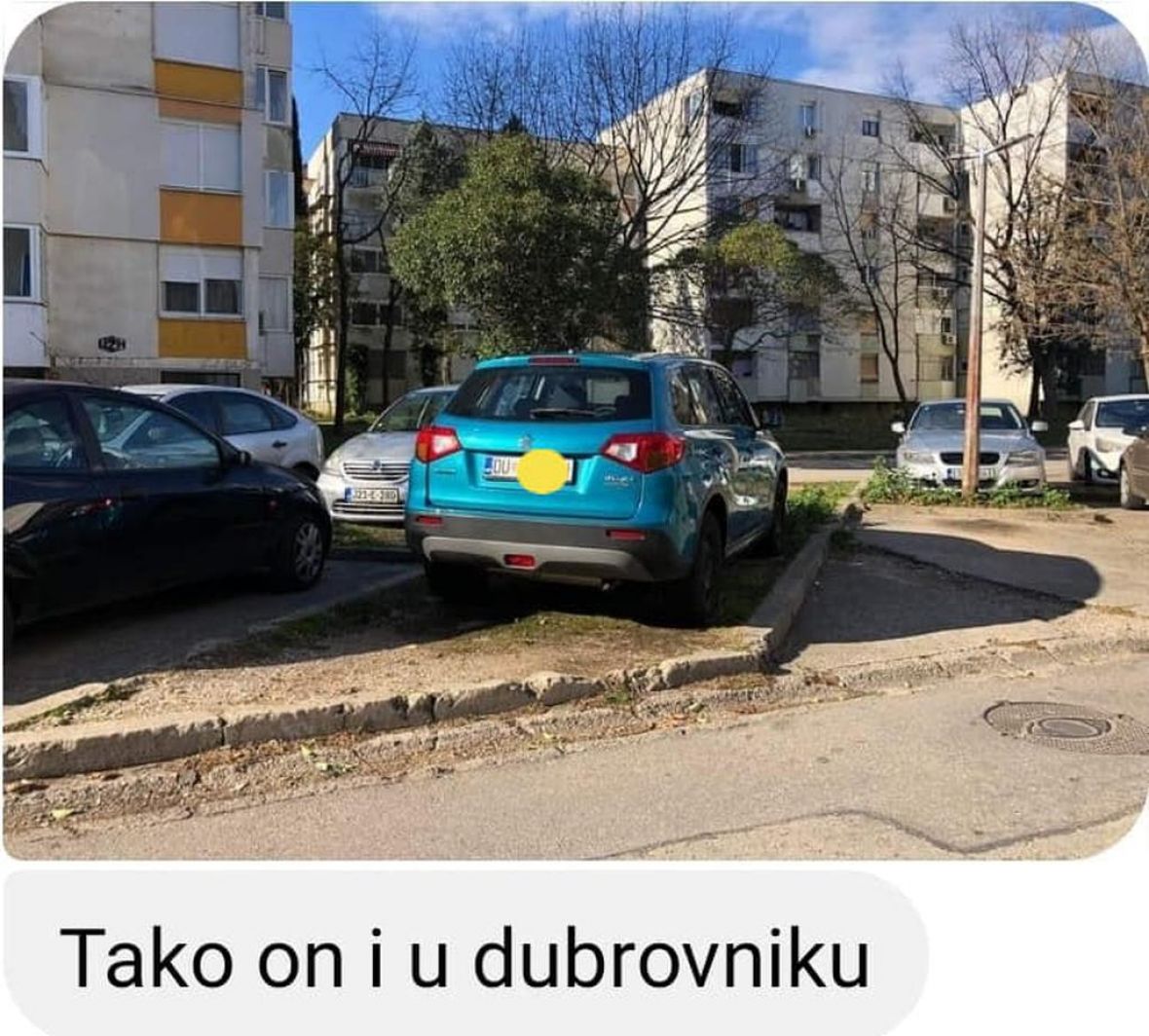 FOTO: Facebook/Parking papak u Mostaru