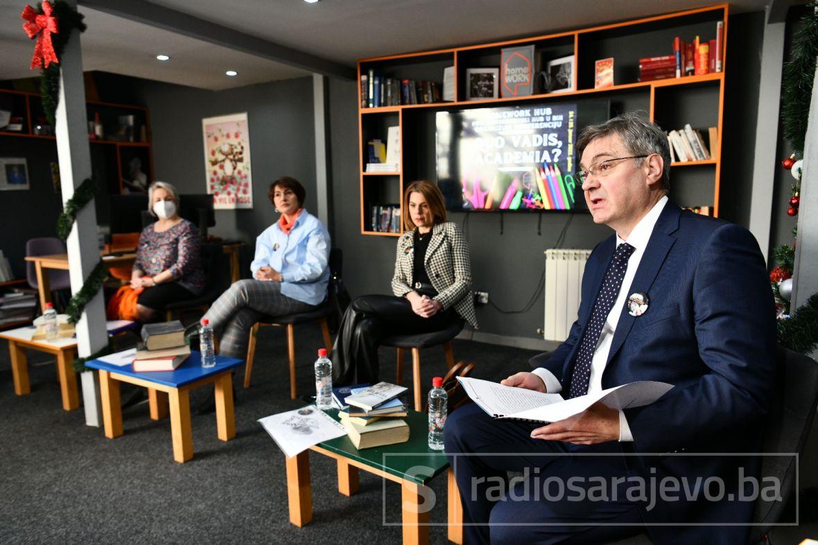 Foto: A. K. / Radiosarajevo.ba/S konferencije za medije u Homework HUB