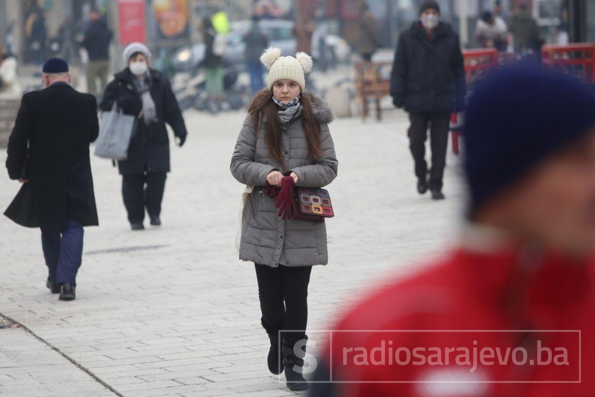 Foto: Dž. K. / Radiosarajevo.ba/Tmurna i hladna srijeda u Sarajevu
