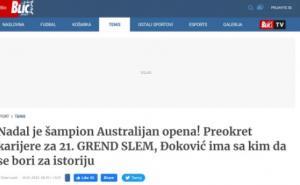 Foto: Screnshot / Blic / Srbijanski portali nisu dobro primili vijesti iz Australije