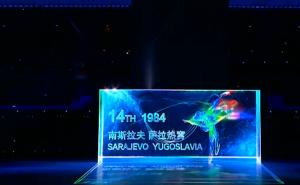 Foto: Screenshot/BHT1 / Organizatori se prisjetili i sarajevske olimpijade iz 1984. godine