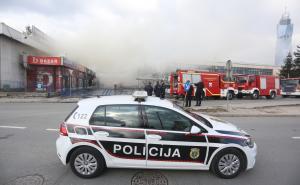 Foto: Dž. K. / Radiosarajevo.ba / Požar na autobuskoj stanici Sarajevo