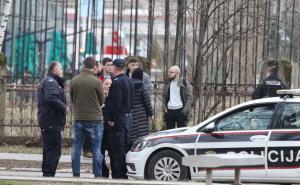 Foto: Dž. K. / Radiosarajevo.ba / Policija na Vilsonovom šetalištu