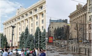 Foto: Kyiv Post / EPA-EFE / Harkiv prije i sad