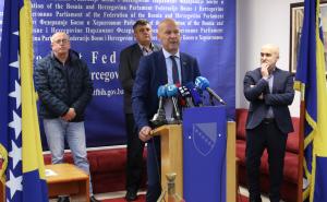 Foto: Dž. K. / Radiosarajevo.ba / Sa press konferencije danas u Sarajevu