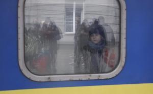 Foto: EPA / Izbjeglice na željezničkoj stanici u Dnjepru
