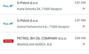 Foto: Fmt.gov.ba / Cijene benzina i dizela u Sarajevu, 11. mart 2022.