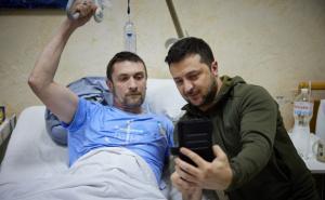 FOTO: AA / Zelenski posjetio ranjene u bolnici