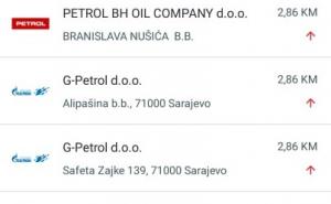 Foto: Fmt.gov.ba / Cijene goriva u Sarajevu, 23. mart 2022.