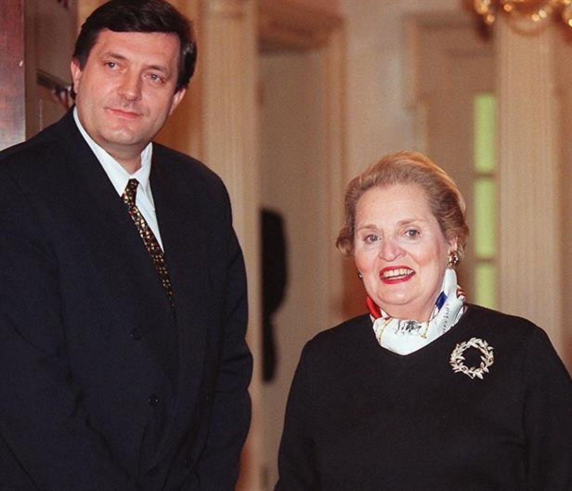 Foto: Arhiv/Dodik i Albright prije mnogo godina