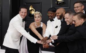 Foto: EPA-EFE / Lady Gaga na dodjeli Grammy-a, april 2022.