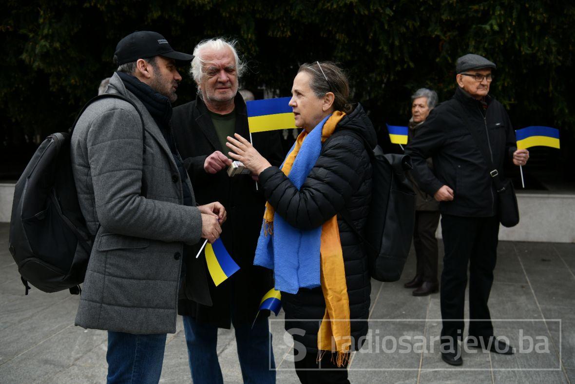 Skup podrške Ukrajini u Sarajevu - undefined