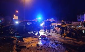 Foto: Odjel za javnu sigurnost BDBiH / Saobraćajna nesreća u Brčkom