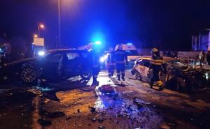 Foto: Odjel za javnu sigurnost BDBiH / Saobraćajna nesreća u Brčkom