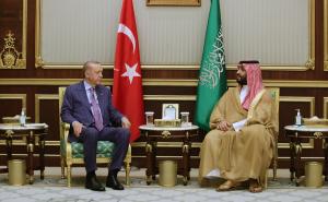 Foto: Anadolija / Erdogan se sastao sa saudijskim princom Salmanom
