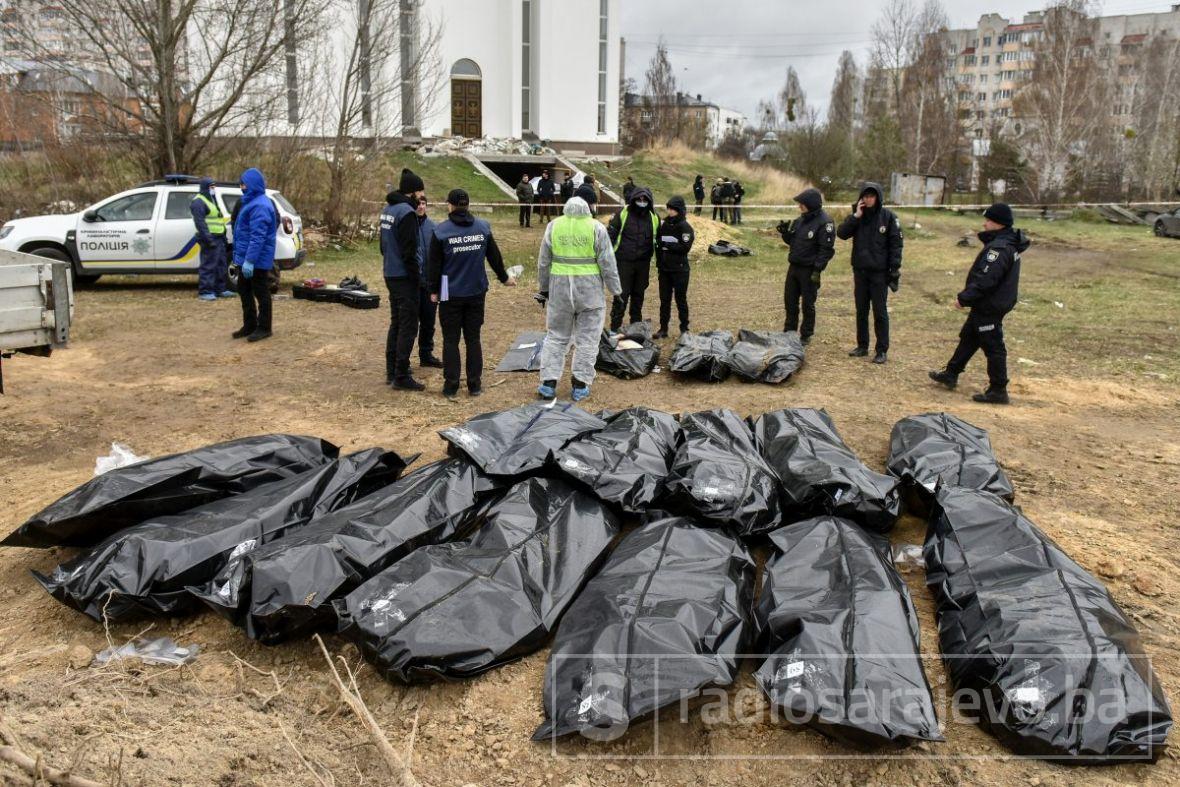 Foto: EPA/Zelenski: U blizini Kijeva smo otkrili masovnu grobnica s 900 tijela, biće posljedica!