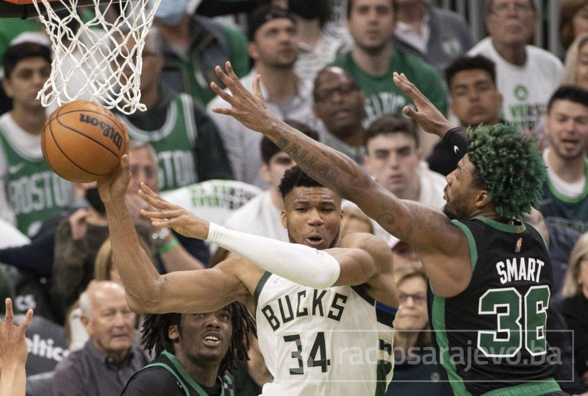 Foto: EPA-EFE/Detalj s meča Boston Celtics - Milwaukee Bucks