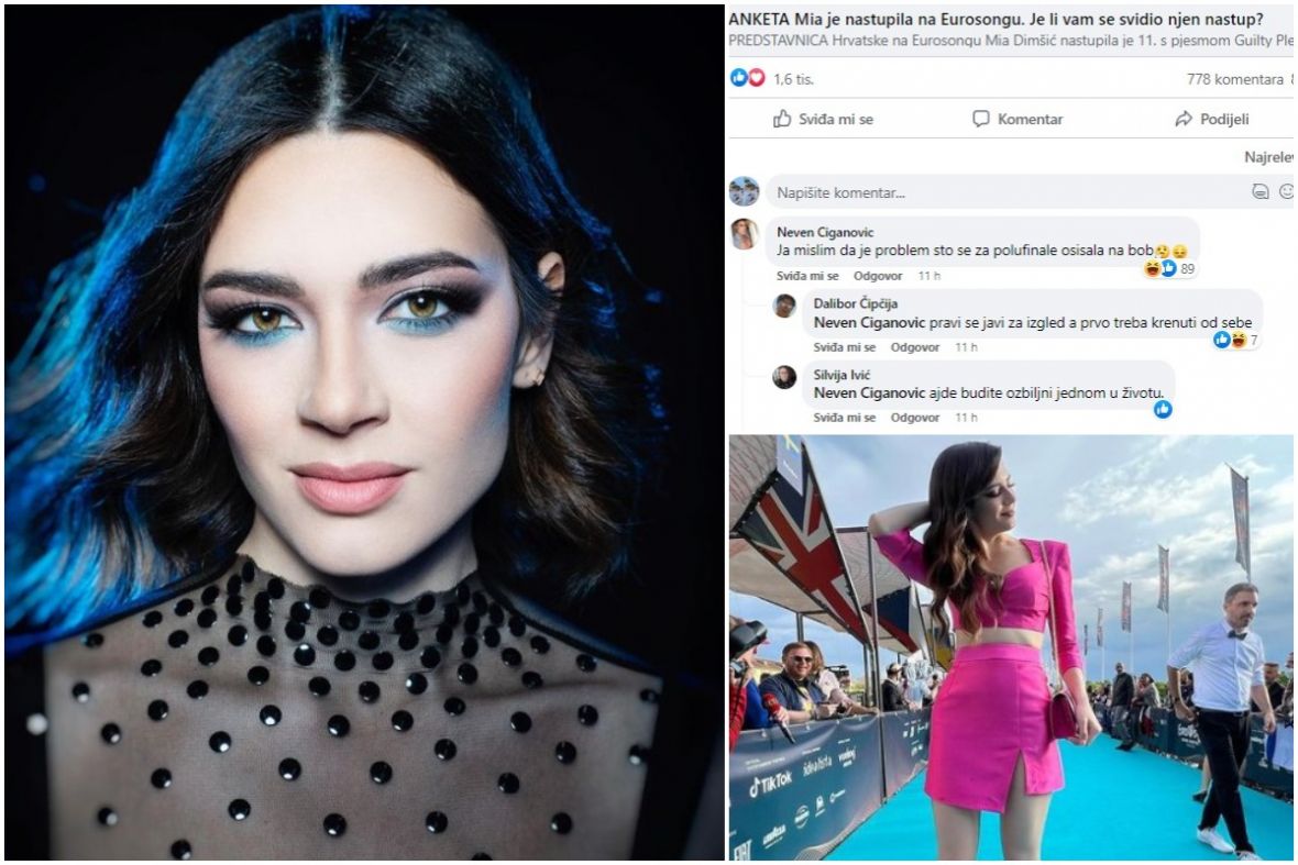 Foto: Instagram/Mia Dimšić ispala s Eurosonga