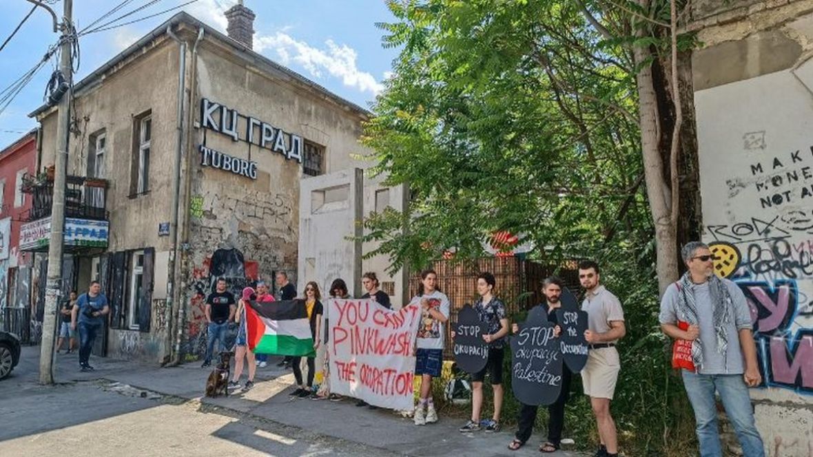 Foto: Fonet/U Beogradu održan protest protiv okupacije Palestine