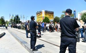 Foto: A. K. / Radiosarajevo.ba / Protest Saveza sindikata policijskih organa u BiH