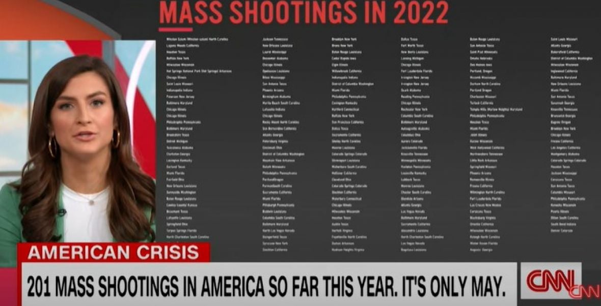 Foto: CNN/Samo u maju 201 pucnjava u SAD