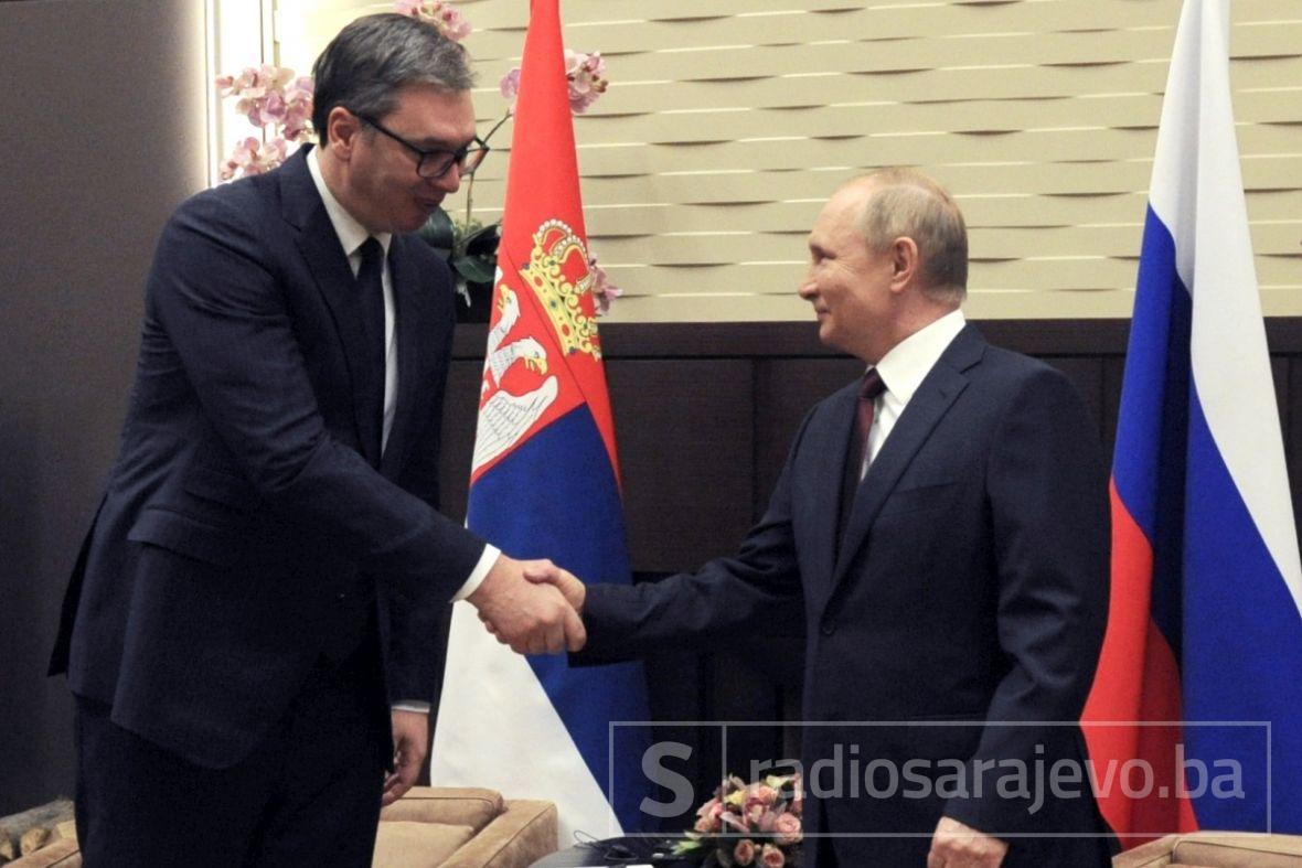 Aleksandar Vučić i Vladimir Putin  u Sochiju, 25. novembar 2021.  - undefined