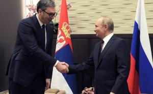 Foto: EPA-EFE / Aleksandar Vučić i Vladimir Putin