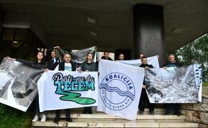 Foto: A. K. / Radiosarajevo.ba / S protesta Koalicije za zaštitu rijeka BiH