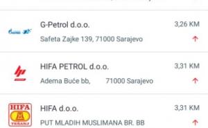 Foto: Fmt.gov.ba / Cijene goriva u Sarajevu, 1. juli 2022. 
