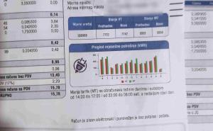Foto: Privatni album / sarajlija se žali na visok račun za struju